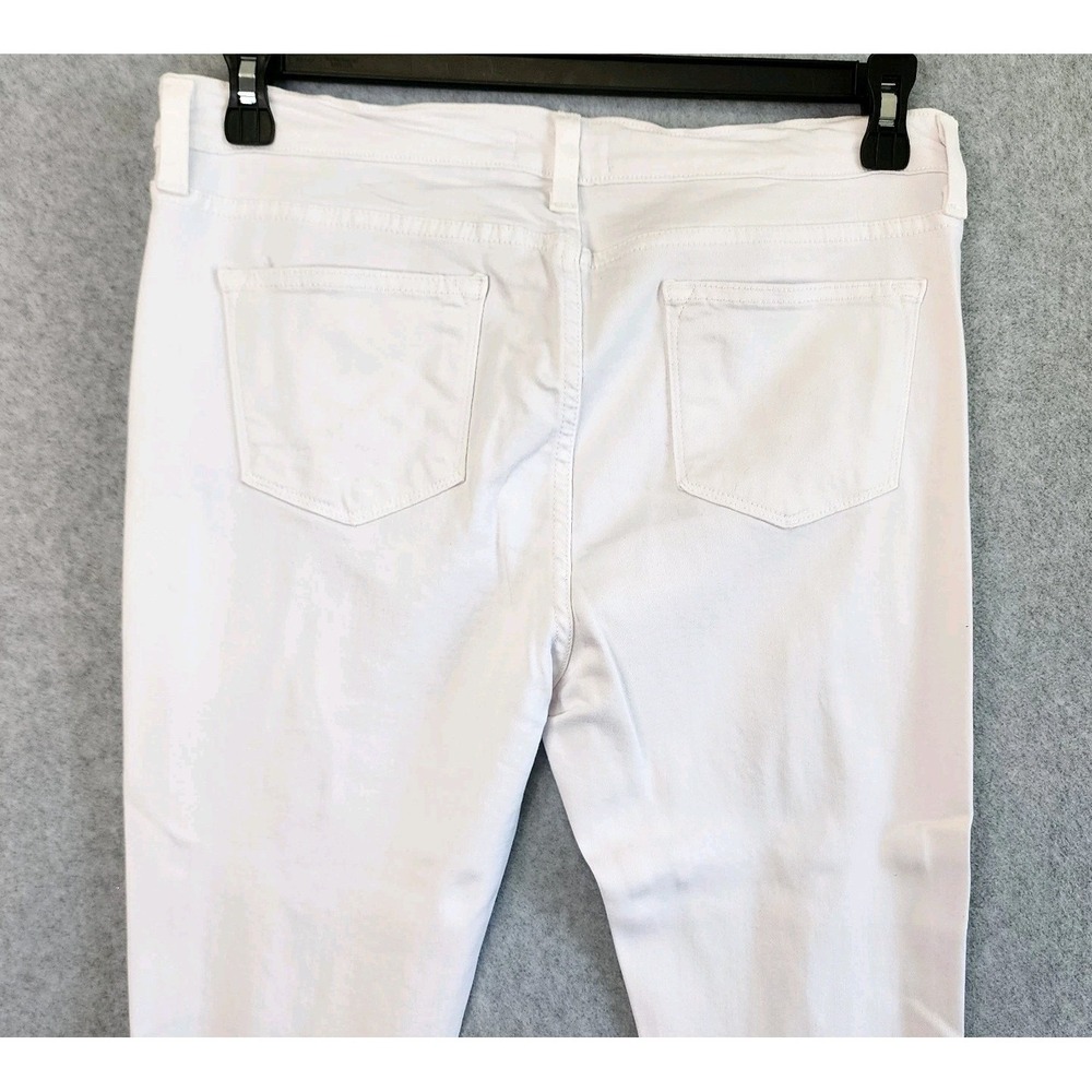 Judy Blue Skinny Jeans Womens 15/32 White Distressed Ripped‎ Denim 8353 Casual - Picture 8 of 8